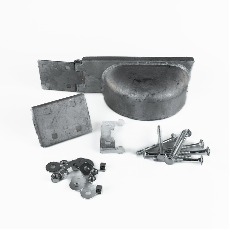 GATEMATE® Right Hand Padlock Protector | Galvanized Steel | High-Security