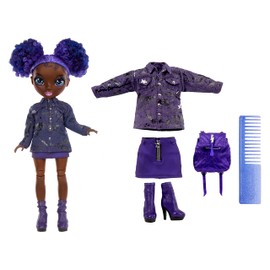 Rainbow High Junior High - KRYSTAL BAILEY - 9"/23cm Rainbow Fashion Doll with Outfit & Accessories - Includes Fabric Backpack with Open & Close Feature - Gift & Collectable for Kids Ages 6+