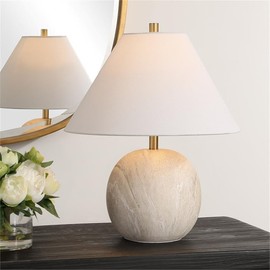 BOWERY HILL 17" H x 14" W x 14" D Ceramic Table Lamp in Multi-Color