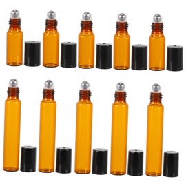 FOMIYES Refillable Travel Toiletries Bottles Set Essential Oil Roller Bottles Pcs Compact and Portable Aromatherapy Travel