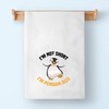 PLITI Penguin Kitchen Towel Penguin Lover Gift I'm Not Short