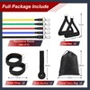 MR.TIMELAG 5 Pack Exercise Resistance Bands with Handles, 4.5-45 kg