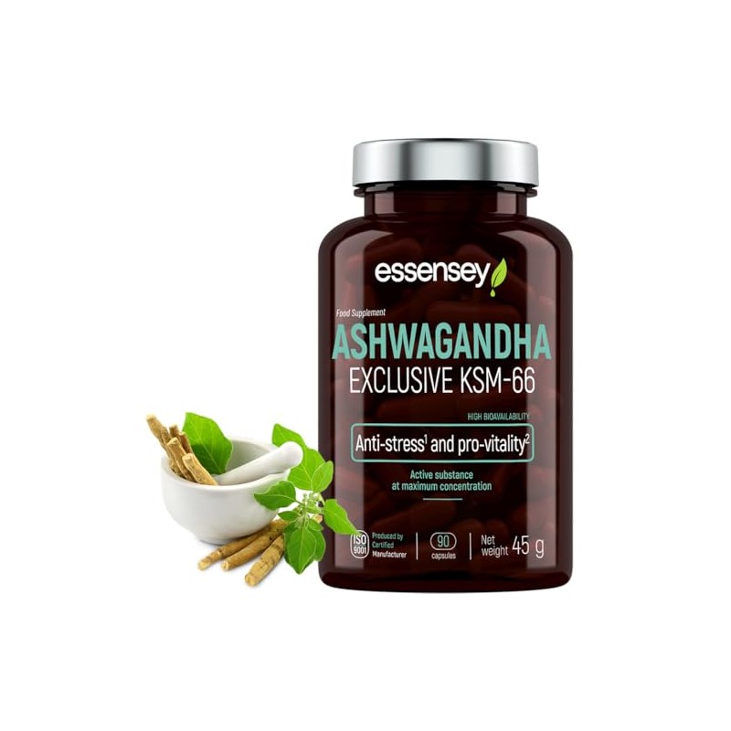ESSENSEY - Ashwagandha I 200 mg I 90 Capsules I