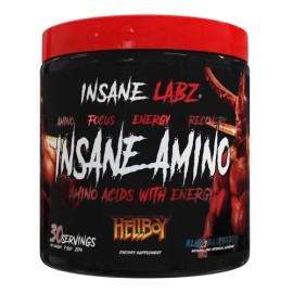 Aminoacidos Insane Labz Hellboy Amino 30 Porciones Sabor Mora azul                                                                                    