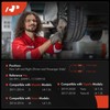A-Premium Rear Brake Shoes Set Compatible with Toyota Yaris 2019-2020,