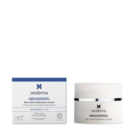 Sesderma Abradermol Crema Exfoliante Facial y Corporal con Microdermoabrasión, Elimina Células Muertas, Renueva y Suaviza la Piel, para Todo Tipo de Piel, 50 g