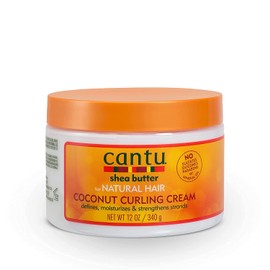 Cantu Shea Butter Curling Cream with Coconut - Moisturising Hair Cream for Defined Curls and Textured Hair - Pack of 1 (1 x 340 G)