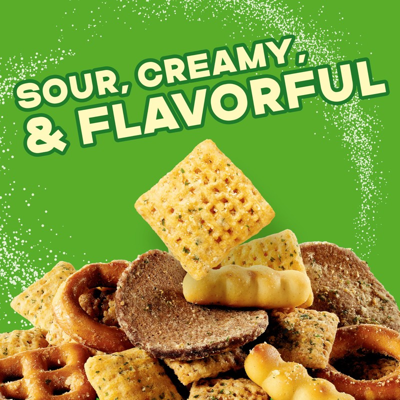 Chex Mix Snack Mix, Sour Cream and Onion, Snacks, 8