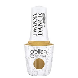 Gelish Gel Nail Polish 15mL Command The Stage, I Wanna Dance with Somebody Gel Nail Collection Holiday Gel Nail Polish Collection, Gold Nail Polish Gold Gel Nail Polish
