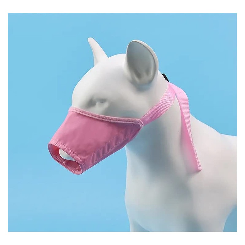 Doggie Style Store Pink Soft Nylon Dog Pet Puppy Muzzle
