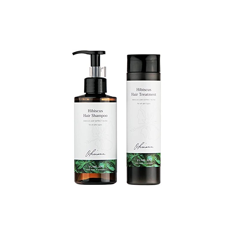 Hibiscus Hair Shampoo & Treatment Set [Amino Acid Shampoo &