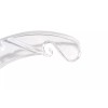 villago 17" Clear Plastic Middle Heavy-Weight Shirt Hanger with Chrome