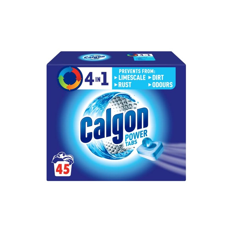 Calgon Powerball Water Softener Tablets, 585g, Limescale Prevention (45 Tablets),