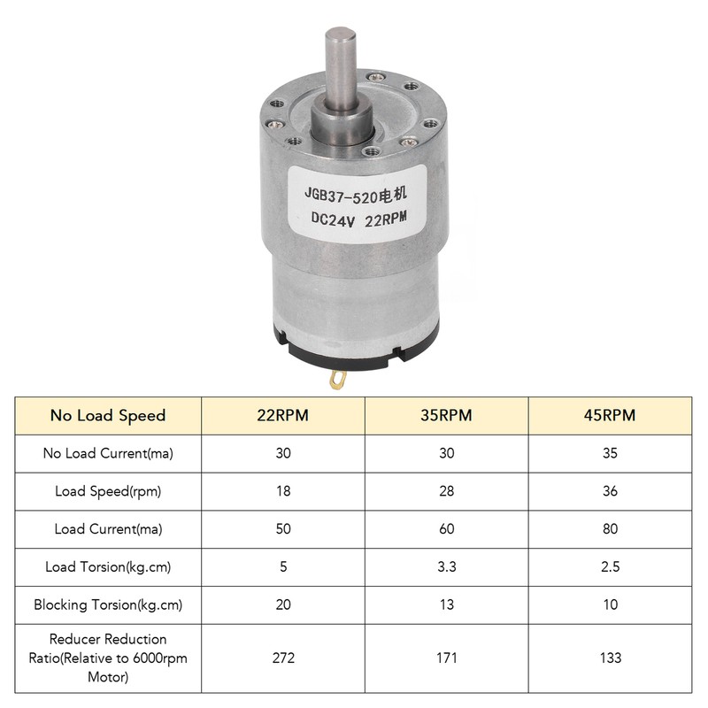 Self Locking Worm Gear Motor Great Torsion Brass Coil Speed