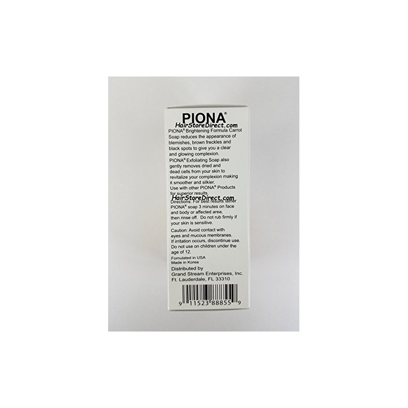 Piona Exfoliating & Carrot Soap 7oz