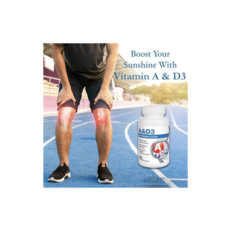 Roex Vitamin A and D Plus E Nutritional-Supplement, 120 Count