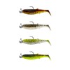 Savage Gear Cannibal Shad Mix - 4 Mounted Rubber Fish