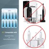 Toothbrush Replacement Heads Compatible with AquaSonic Black Series/Black Series pro/Vibe