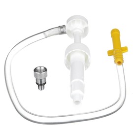 Daniboot Transmission Oil Pump / Gear Oil Hand Pump with Adapter for Clean Transmission Oil Changes for Outboard Star Drives and Engines with 3/8 Inch Thread