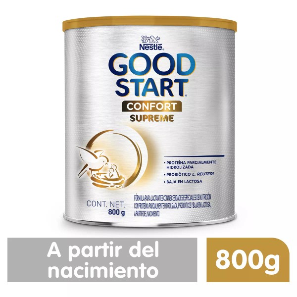 Good Start Leche de fórmula en polvo Nestlé Good Start Confort Supreme en lata de 1 de 800g a partir de los 0 meses