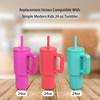 KLOWOAH Replacement Straws for Simple Modern 24 oz Tumbler with