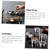 VICASKY 8pcs Stainless Steel Magnetic Spice Jars Airtight Spice Containers