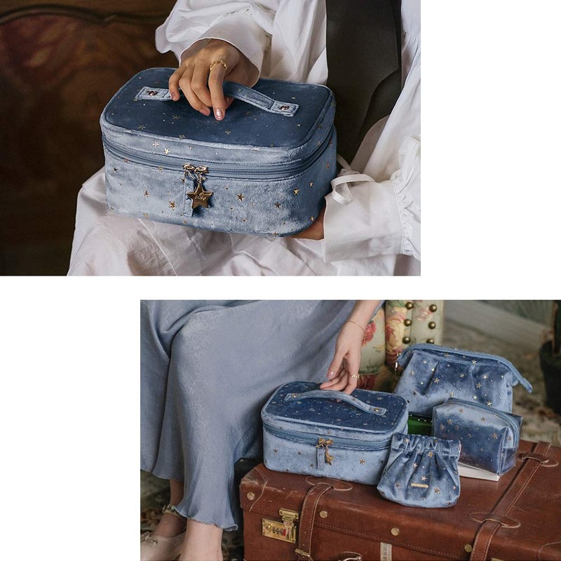 Neoviva Makeup Pouch, Large Capacity, Makeup Pouch, Travel Cosmetic Pouch,