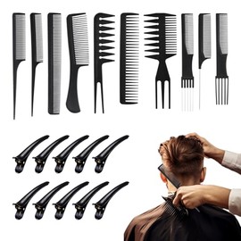 Nivofu Hair Comb Negro 20 Cm 20pcs Peine Peluquer?a, Juego
