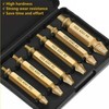 6Pcs Damaged Screw Extractor Speed Out Drill Bits Broken Bolt