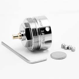 BLUMKRAFT Radiator Adaptor Compatible with Danfoss RAVL, 26mm to M30 x 1.5 for Thermostatic Head/Thermostat M30 x 1.5 Male