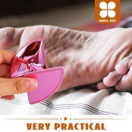 minkissy Hair Grinder Set Foot File Feet Scrubber Heel Scraper Pumice Stone Shaving Stone Eyebrow Hair Remover