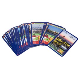 Wendels Kartenspiele Cities of the World Trumpf Quartet - Small Gift for Children & Family