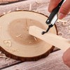 Omninmo Traditional Folding Whittling Knife with 1.5in Detail Blade, Sawcut