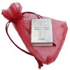William Sturt Fine Pewter Pewter Bible Trinket Box with Faith/Cross,