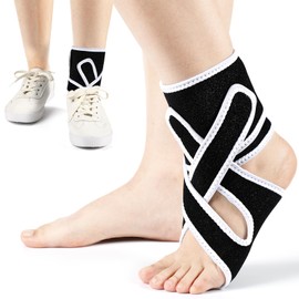 Vertintong Left Foot AFO Drop Foot Brace for Walking with Shoes and Socks Adjustable Ankle Brace Provides Foot Drop Support Walk Brace Foot Supports for Men or Women Sleeping Relief
