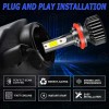 SHENKENUO LED Headflight For Can-Am Defender HD5 HD8 HD10 Combo