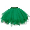GOOBGS Musever 1950s Vintage Ballet Bubble Skirt Tulle Petticoat Puffy