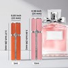 muilsae AF02DB Leather Perfume atomiser, 5ml Bottom Fill Travel Perfume