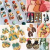 HOBBIESAY 11Pcs Polymer Clay Earring Molds Basic Clay Stamps Mini