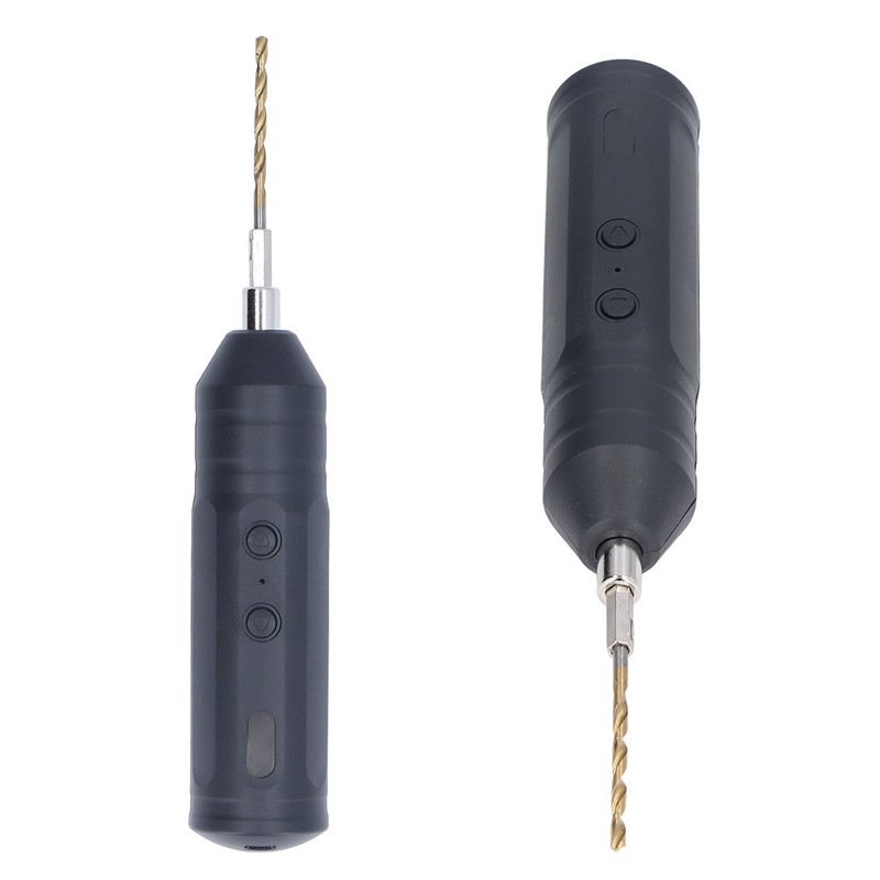Electric Screwdriver Cordless with 3pcs Twist Drill Bit Tool Set