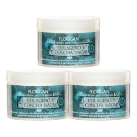 Crema Anti-arrugas Colágeno Y Concha Nácar Florigan® Set 3