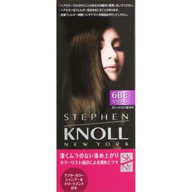 【Quasi-Drug】 STEPHEN KNOLL (スティーブン ノル) Color Couture Cream Hair Color, Dye for Gray Hair, 6BE, Beige Brown, 1 Count