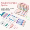 Sooez Pencil Case for Girls, Cute Large Capacity Pencil Pouch