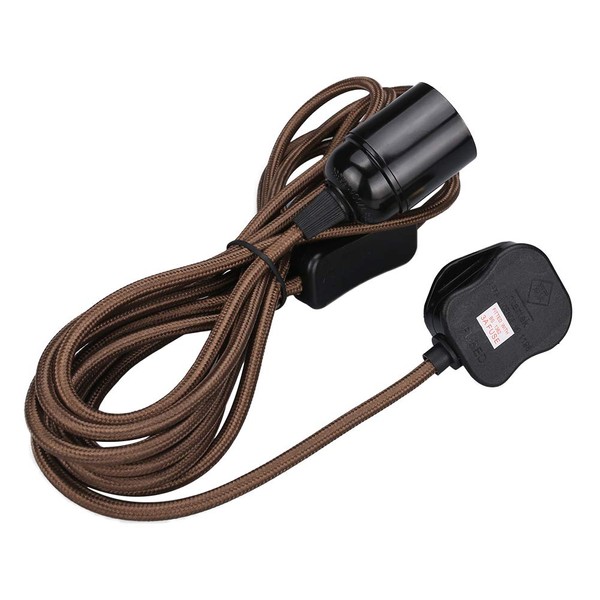 Wowsale Pendant Light Ceiling Lighting Fitting, E27 Lamp Holder Suspended