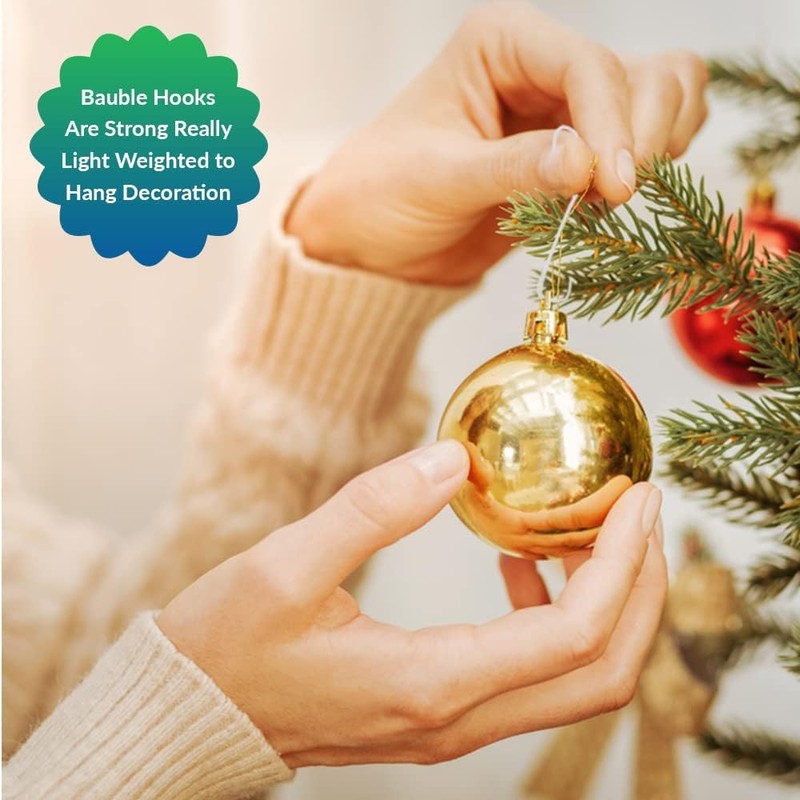 Widdle Gifts 200 Christmas Tree Hooks Ornament Bauble - Multi-Purpose