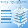 Upgraded Water Filters Replacement for ZERO Water Pitcher, 6 Pack