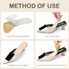 2 Pairs High Heel Pads, Anti Slip Sweat Absorbent,High Heel