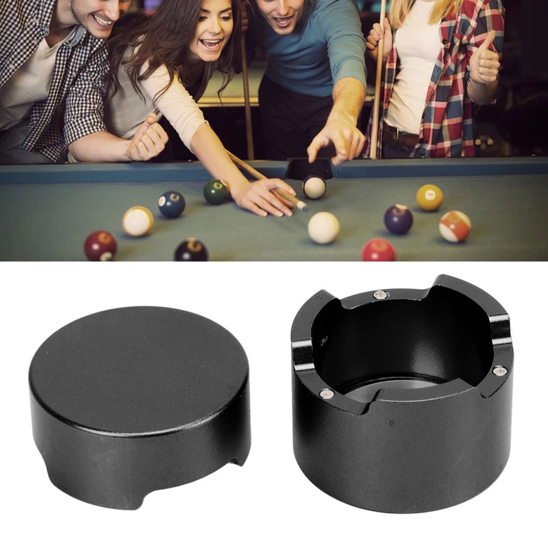 Billiard Chalk Case Round Aluminum Alloy Pool Cue Chalk Box