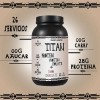 Duo Creatina 1kg Wolf Proteína Whey Titan 1kg Sabores