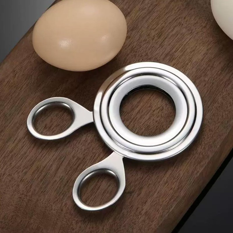 Egg Head Stainless Steel Egg Opener for Boiled Eggs Opener,